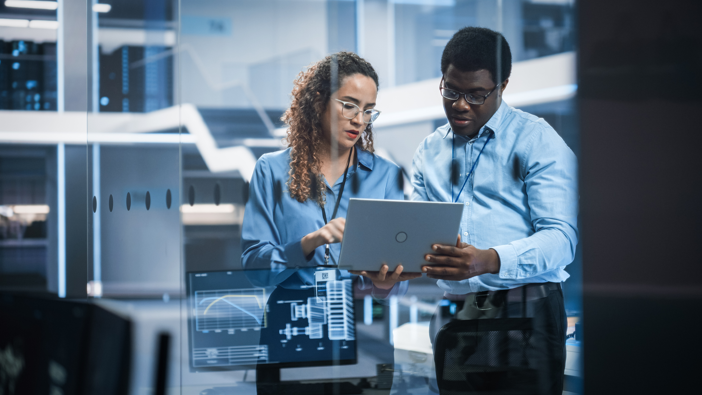 Multiethnic robotics engineers
