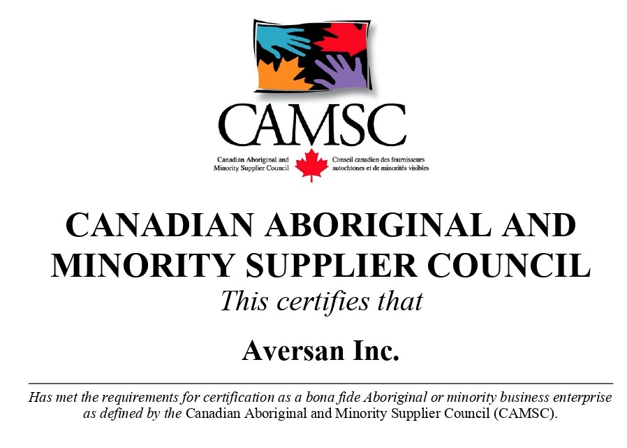Aversan CAMSC certificate